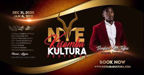 Cover 3rd NYE Kizomba Kultura Festival 2021