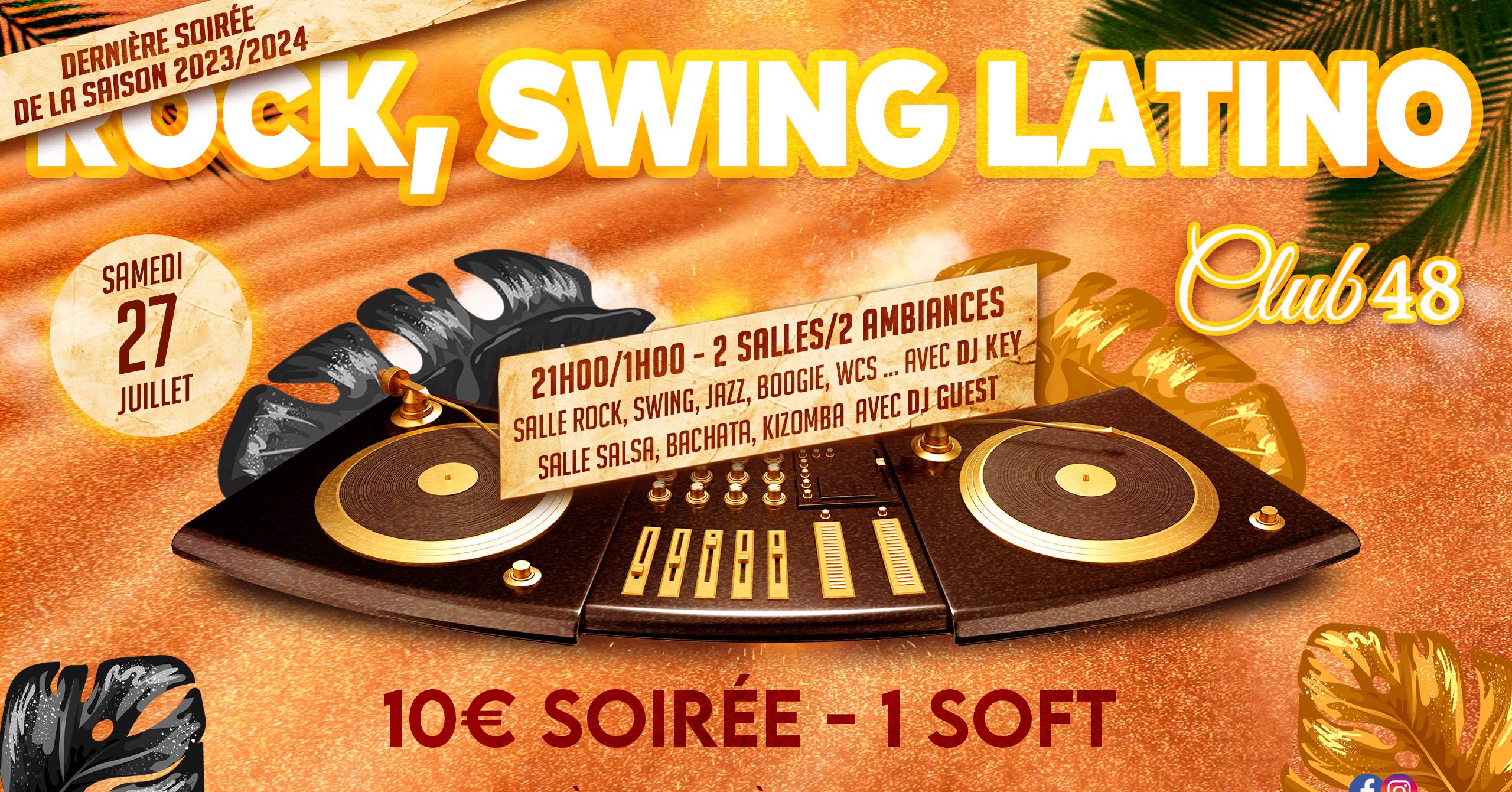 Cover Soirée Rock, Swing & Latino CLUB 48