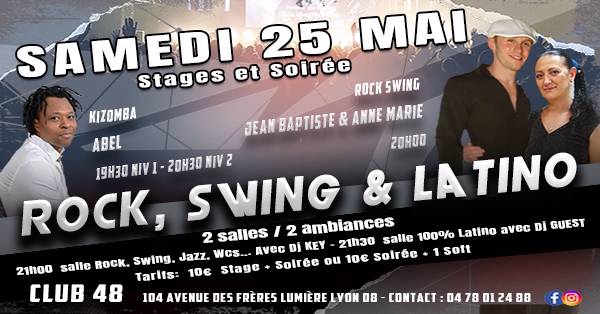 Cover Stages et Soirée Rock, Swing & Latino