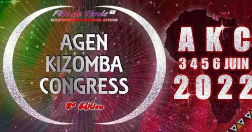 Cover AKC 2022 - 8ème Edition - Agen Kizomba Congress