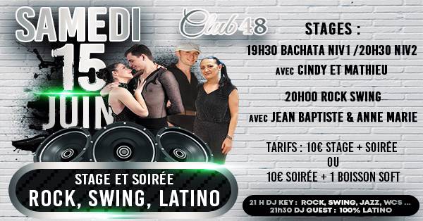 Cover Soirée Rock, Swing & Latino CLUB 48
