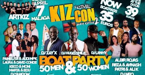 Cover KIZCON Boatparty - Thursday 7th April 2022