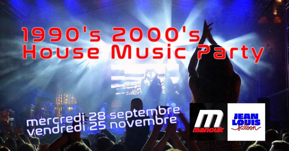 Cover 1990's 2000's House Music Party