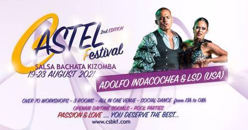 Cover Castel Salsa Bachata Kizomba Festival 19-23 AUG 2021