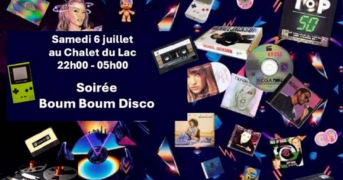 Cover Soirée boom boom disco