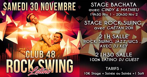 Cover Stages et Soirée Rock, Swing & Latino CLUB 48