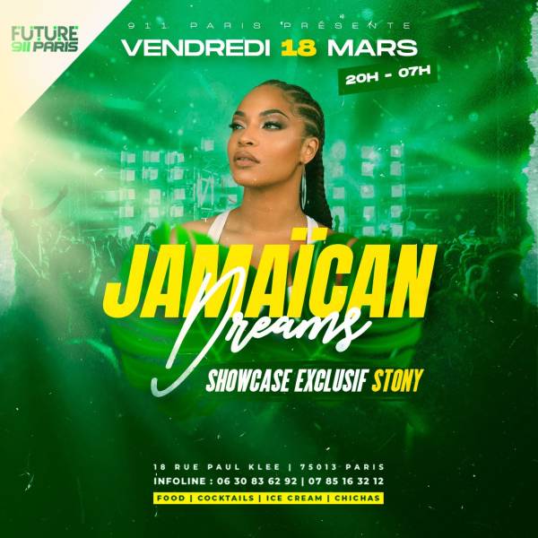 Cover Stony En Showcase Live - Jamaican Dreams !