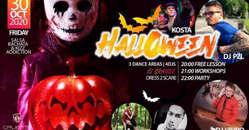 Cover Halloween SALSA Bachata KIZ Addiction DJ VIHRO DJ PZL | 3 DJs on 3 Dance Areas