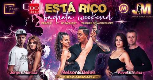 Cover ESTÁ RICO Bachata Weekend - World Champion Belén Tejedor &amp; Nelson López