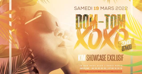 Cover Showcase Exclusif Kim En Live - Dom-Tom Xoxo !