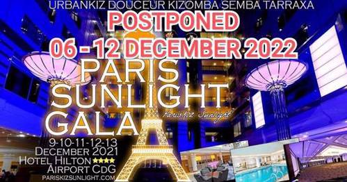 Cover *Paris Sunlight Gala* 09-13 December 2021 *Hilton* Pariskiz Sunlight