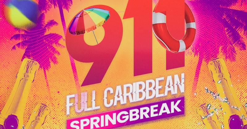 Cover 911 Full Caribbean Springbreak !