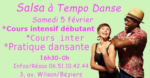 Cover Atelier Découverte Salsa+Cours inter+Pratique