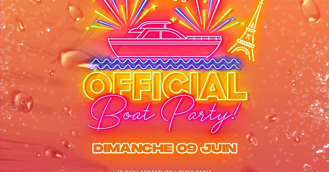 Cover 911 Official Boat Party !