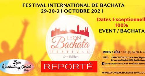 Cover Lyon Bachata Festival 29-30-31 Octobre 2021 France
