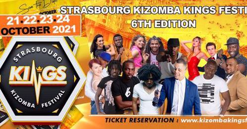 Cover Strasbourg Kizomba Kings Festival 21-24 OCT 2021, 6th Edition