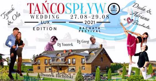 Cover Tańcospływ Bachata Festival vol. 10 Wedding Lux Edition z Dudą i Adrianą