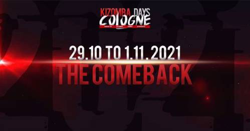 Cover KIZOMBA DAYS COLOGNE 2021 | THE COMEBACK