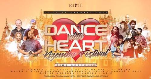 Cover DANCE WITH HEART - Kizomba festival in Riga