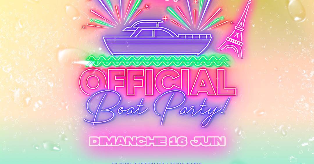 Cover 911 Official Boat Party !