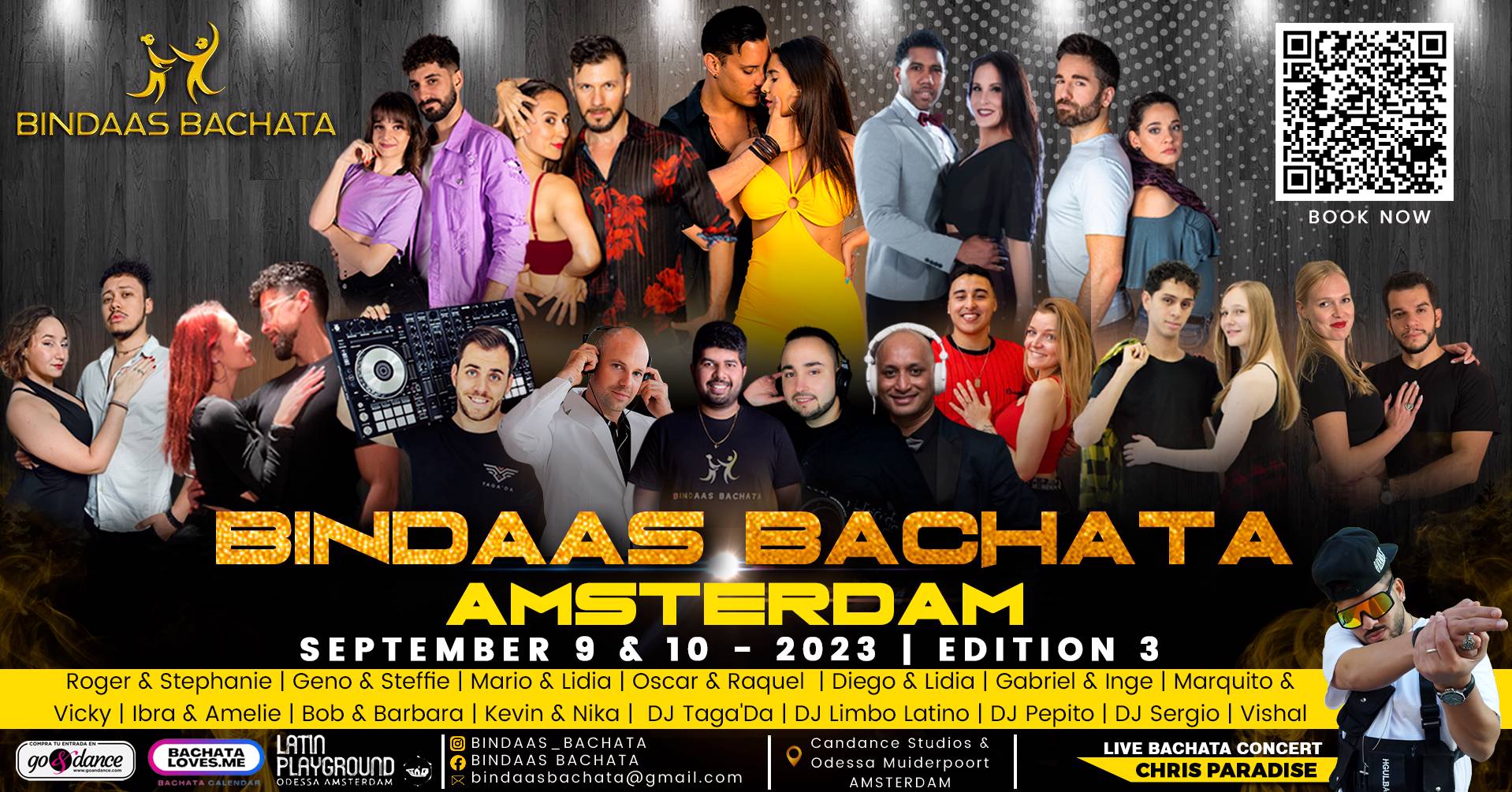 Cover 𝑩𝑰𝑵𝑫𝑨𝑨𝑺 𝑩𝑨𝑪𝑯𝑨𝑻𝑨 Amsterdam- SENSUAL EVENT & CONCERT 𝑪𝑯𝑹𝑰𝑺 𝑷𝑨𝑹𝑨𝑫𝑰𝑺𝑬