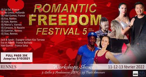 Cover Romantic Freedom Festival 5 - 11/12/13 Février 2022