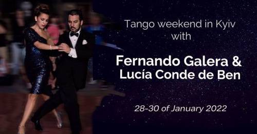 Cover Tango weekend in Kyiv with Fernando Galera & Lucía Conde de Ben