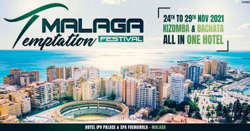 Cover Malaga Temptation 2021 vip edition bachata & kizomba