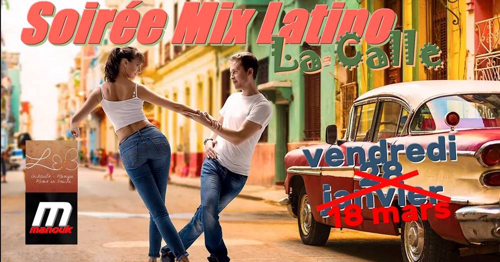 Cover Soirée Mix Latino "La Calle"