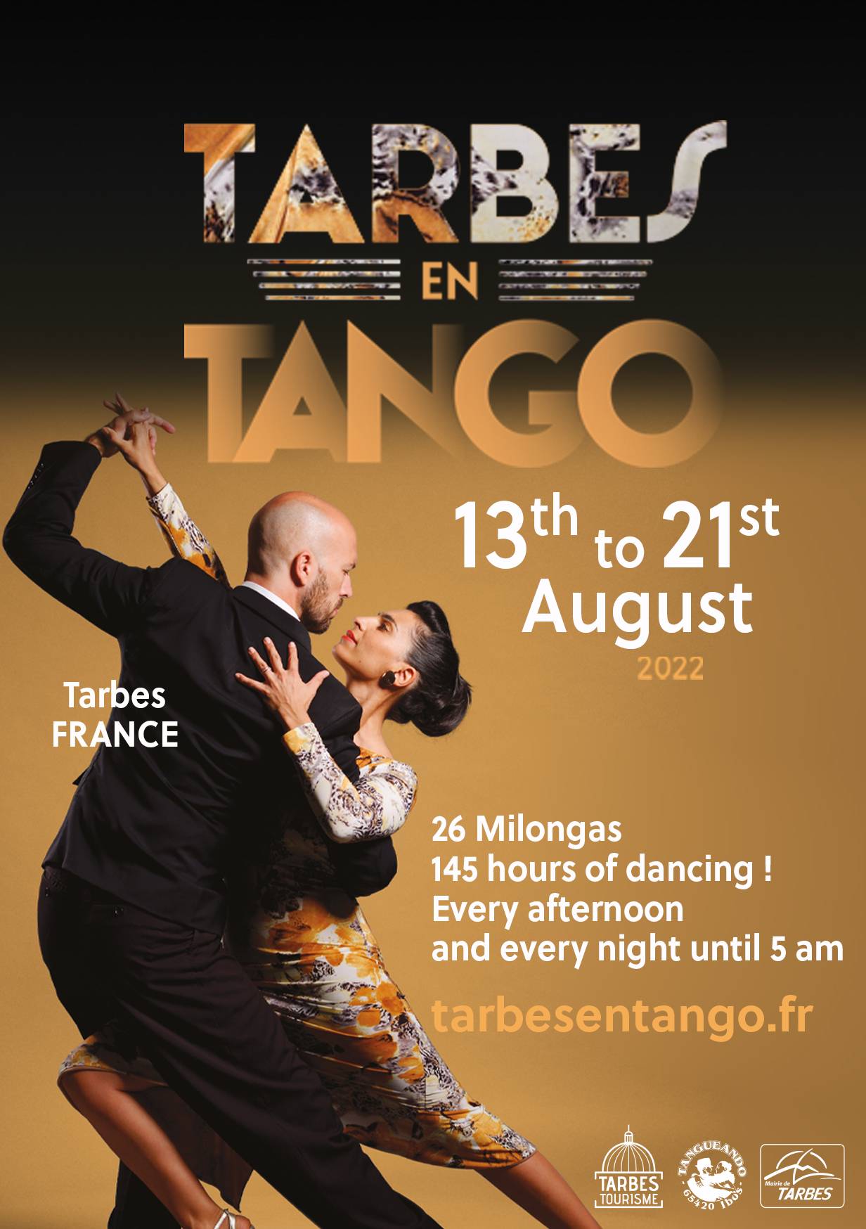 Flyer International Festival "Tarbes en Tango"