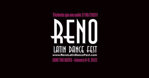 Cover Reno Latin Dance Fest - Save the date - Jan 6-9, 2022