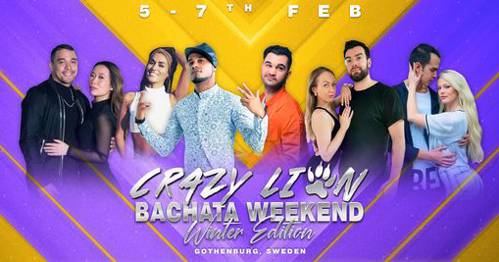 Cover Crazy Lion Bachata Weekend Summer Edition | 13-15th Aug