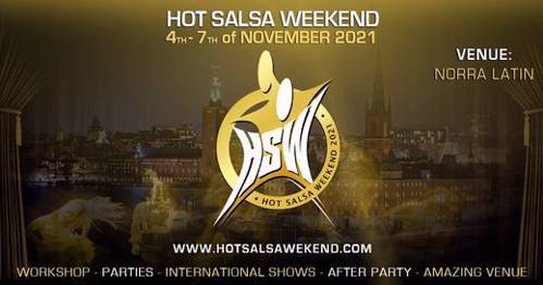 Cover Hot Salsa Weekend 2021, 4-7 November!