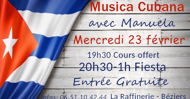 Cover Mercredi 23 Février Musica Cubana à La Raffinerie