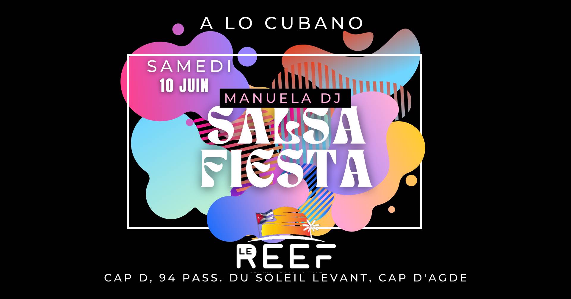 Cover Fiesta Salsa Cubana au Cap D'Agde